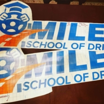Miles School of Driving Landmark Vinyl