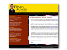 Auwen for State Rep, Michigan Website