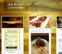 Braise Restaurant Website
