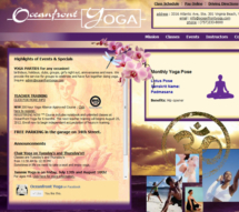 Oceanfront Yoga Website