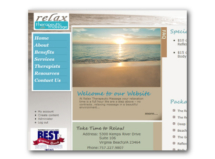 Relax Massage Therapeutic Website
