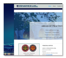 Stepanovich Law Website
