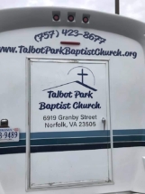 Talbot Park Baptist Church Van Decals
